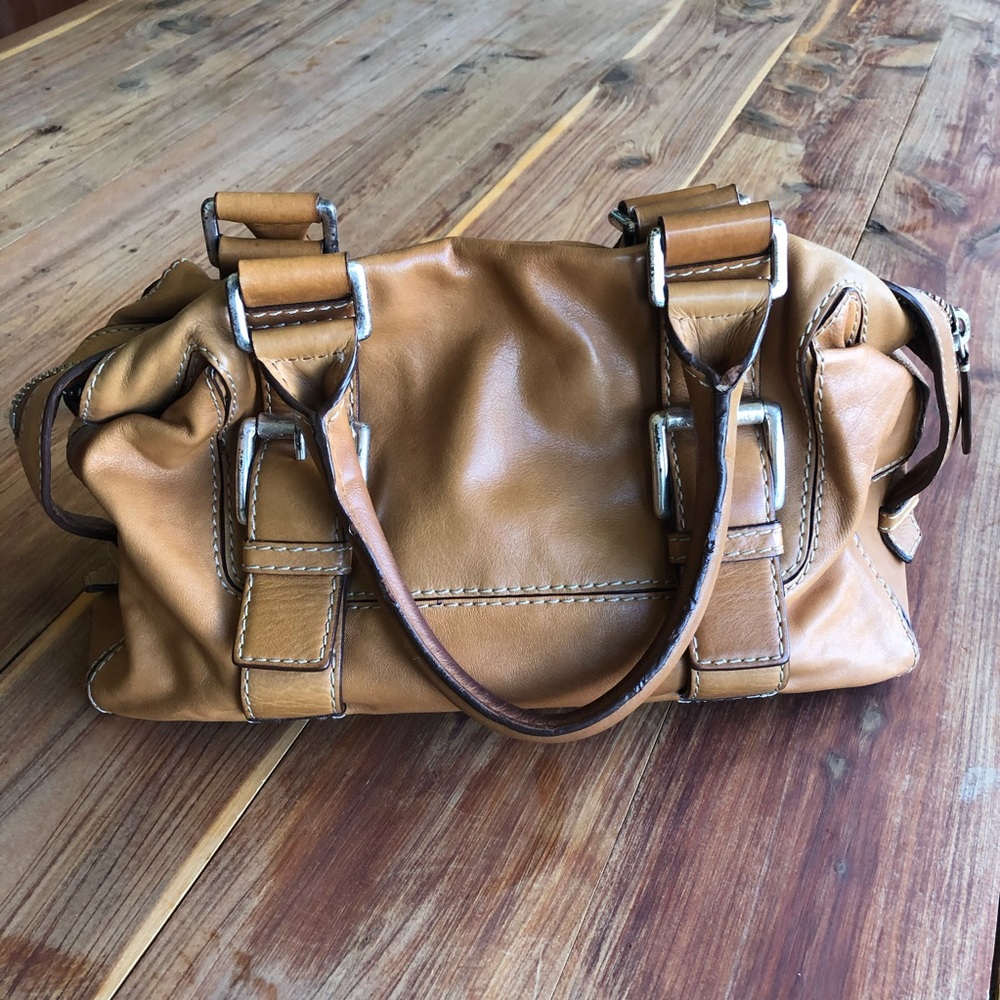 Michael Kors Camel Leather Handbag